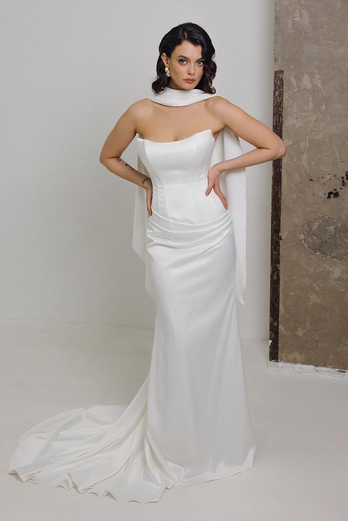 Свадебное платье рыбка #9777