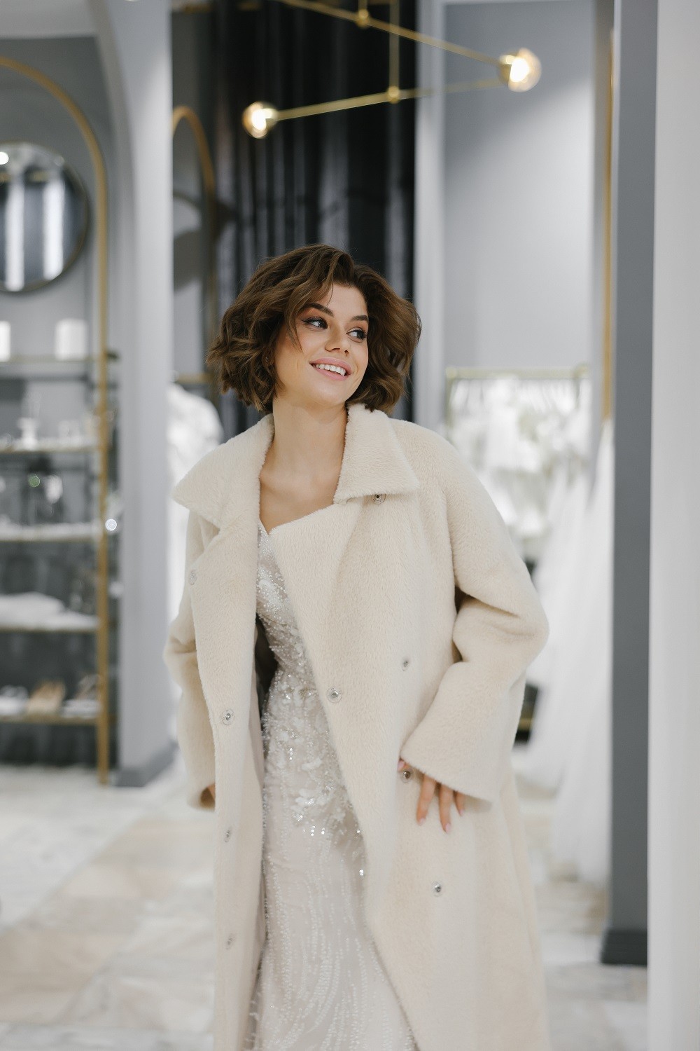 Свадебные пальто ch711