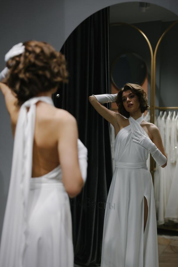 Свадебные перчатки 30032