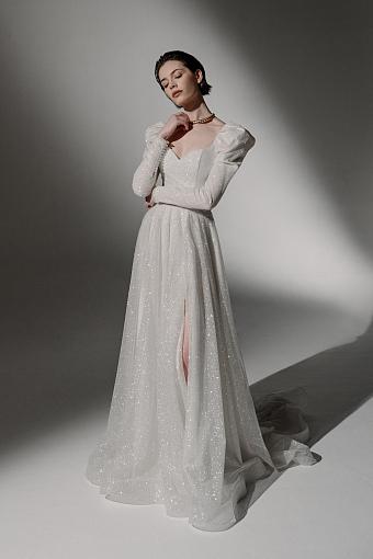 Свадебное платье со шлейфом #9647
