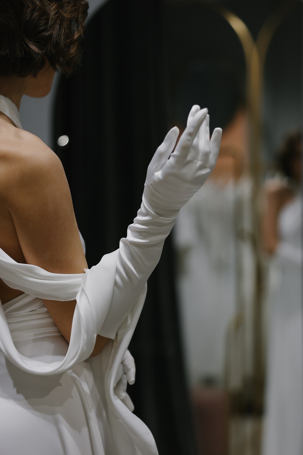 Свадебные перчатки 30032