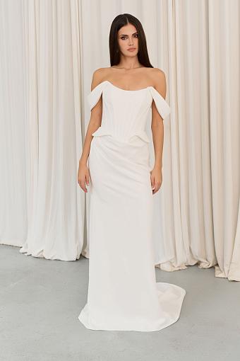 Свадебные платья цвета «шампань» #7976