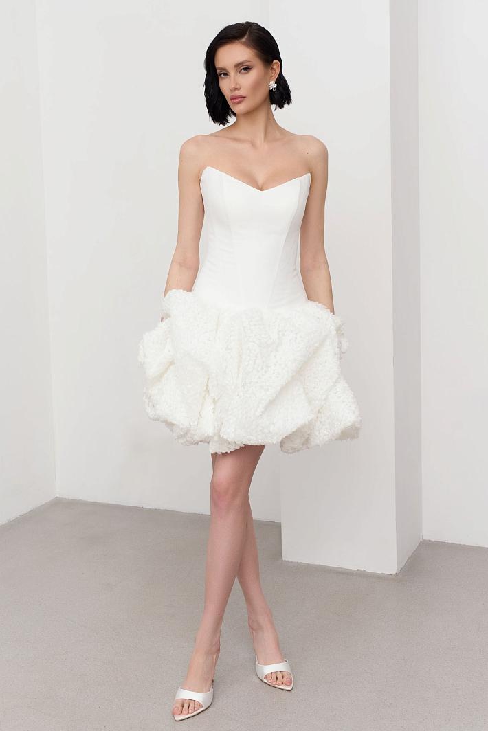 Короткое свадебное платье #8723