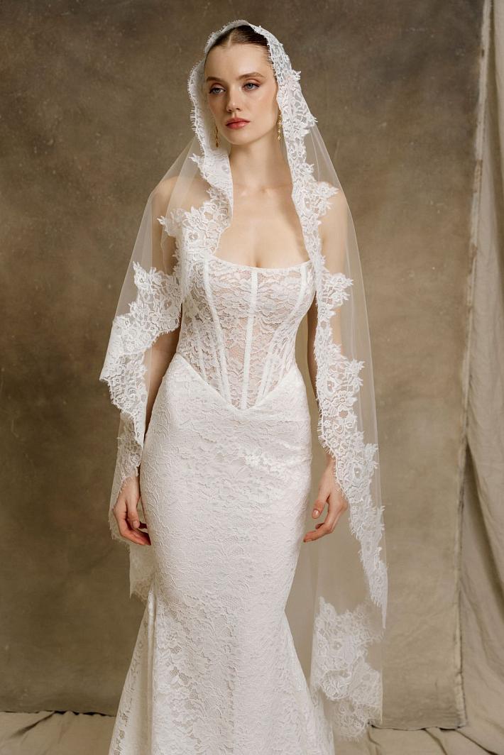Свадебная фата #F/1001