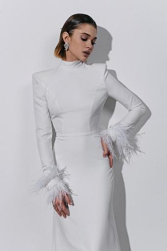 Белое свадебное платье #2039