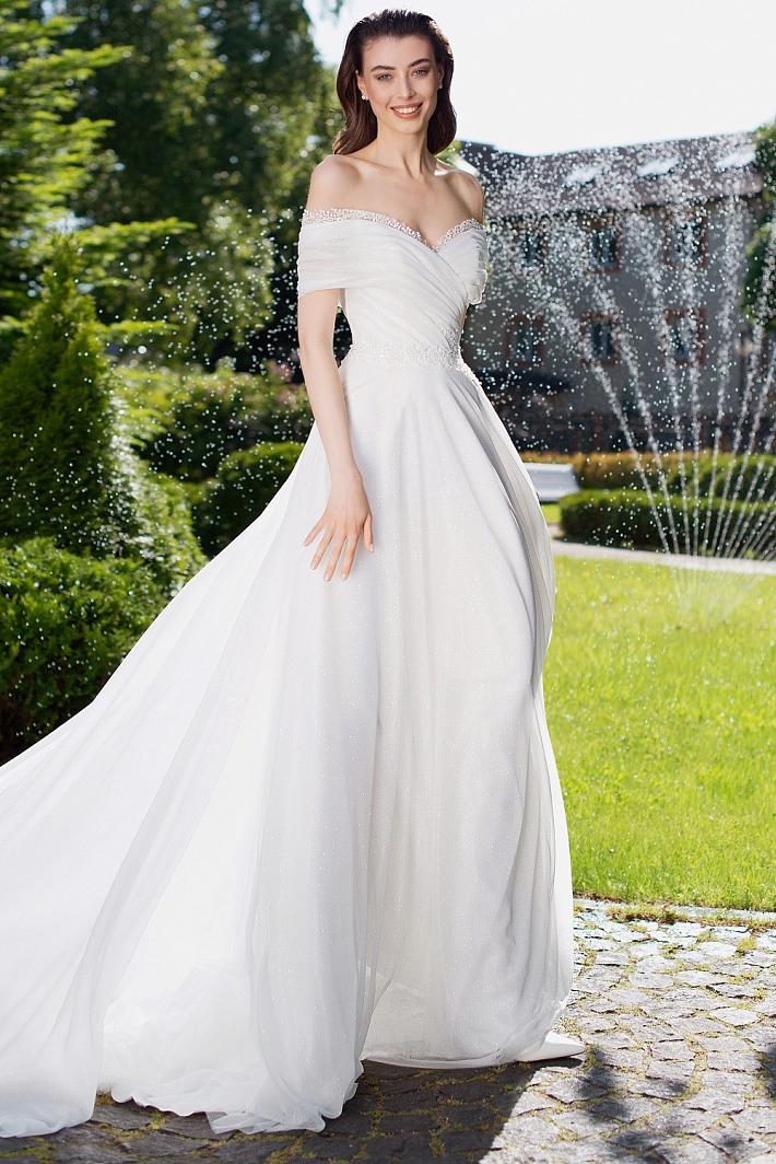 Недорогое свадебное платье #7574